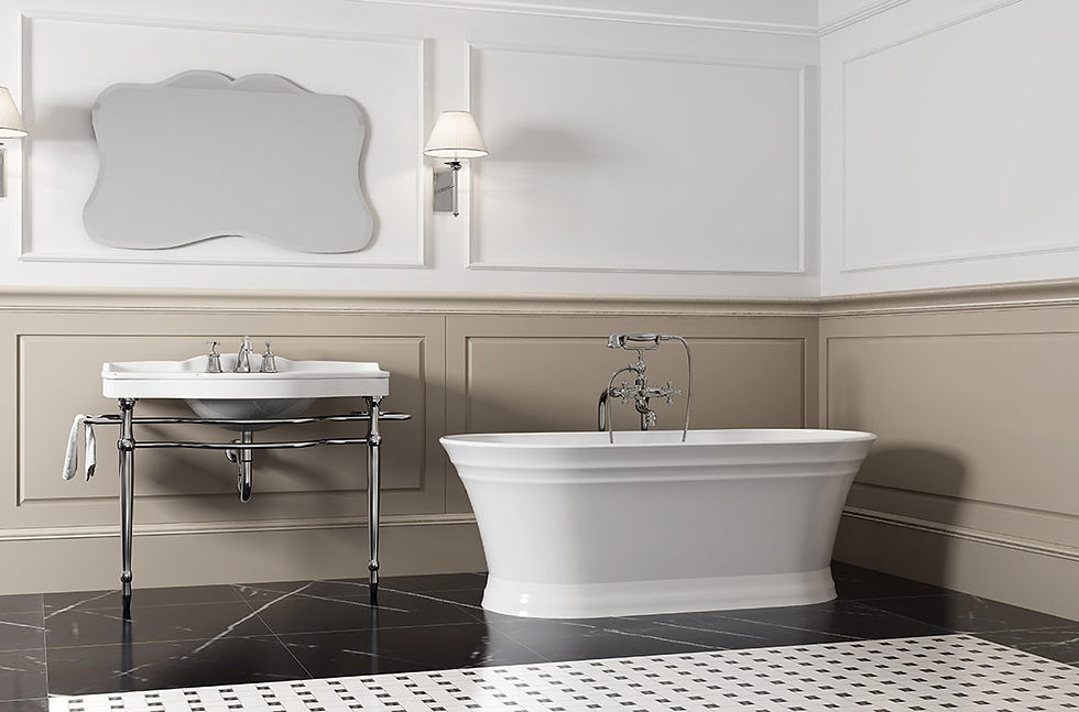 ZITTA - ANTIKA contemporary soaker bathtub