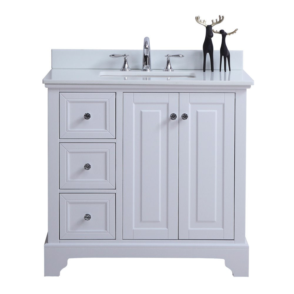 VITRA - Dalia Floor Mount 36" Single Sink Vanity