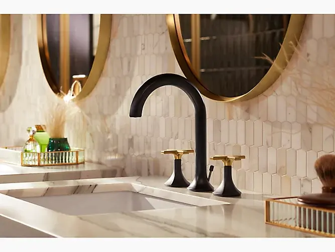 KOHLER -OOccasion™Bathroom sink faucet spout with Cane design, 0.5 gpm