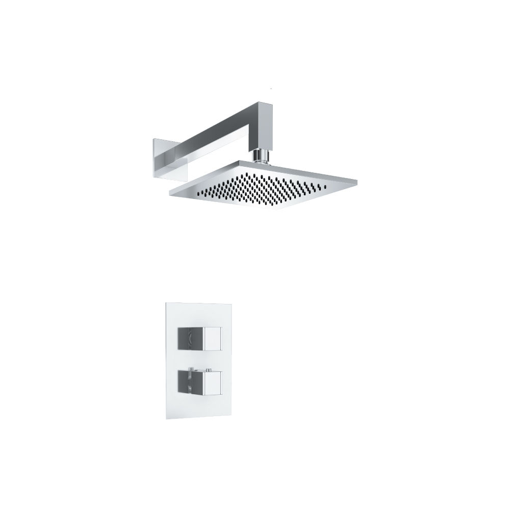ISENBERG – Shower Kit – 8″ Shower Head – Thermostatic Valve & Trim