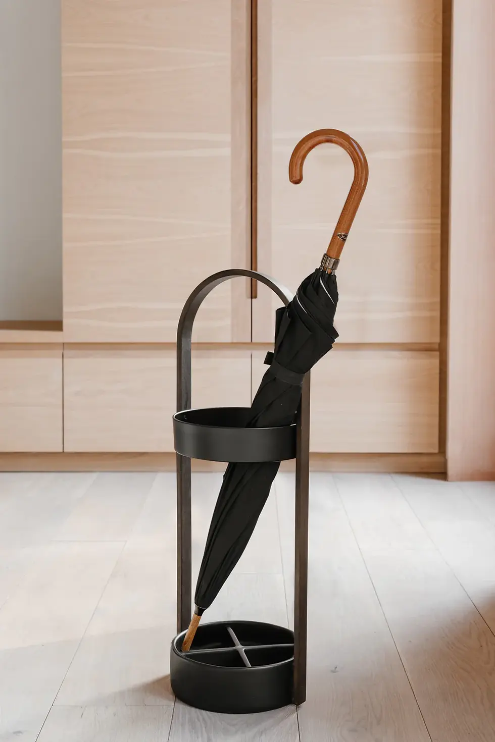 Thumbnail: UMBRA - Bellwood Umbrella Stand - Black-Walnut