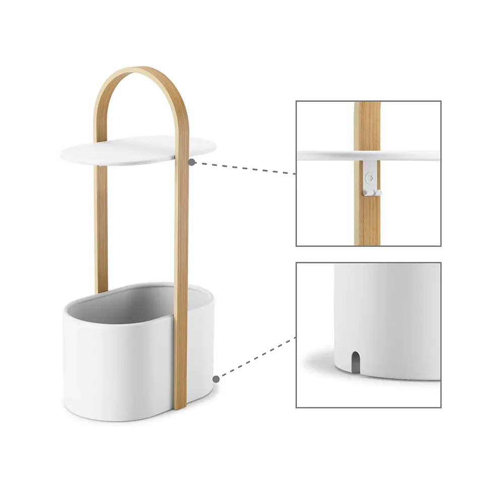 Thumbnail: UMBRA - Bellwood Storage Table - Color: Black-Walnut