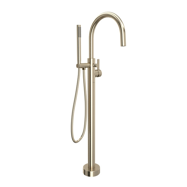 Thumbnail: ROHL Traditional Single Leg Floor Mount Tub Filler