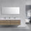 Thumbnail: Bliss 72" BUTTERNUT Wall Mount Double Sink Modern Bathroom Vanity