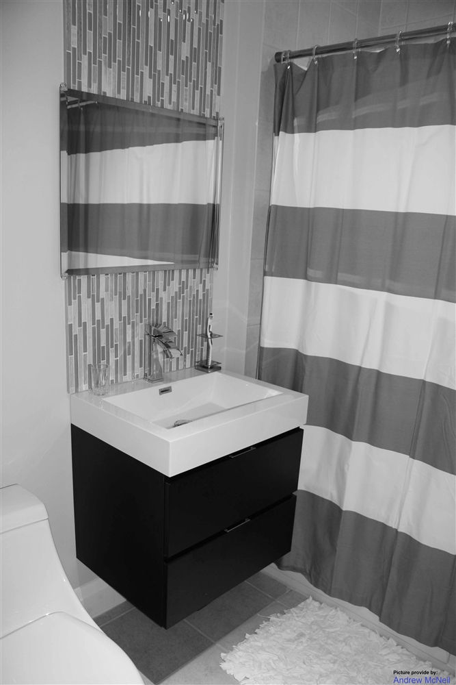 Thumbnail: Bliss 24" BLACK Wall Mount Modern Bathroom Vanity