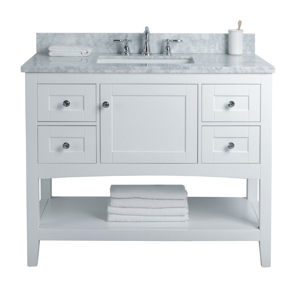 VITRA - Sirena Floor Mount 42" Single Sink Vanity