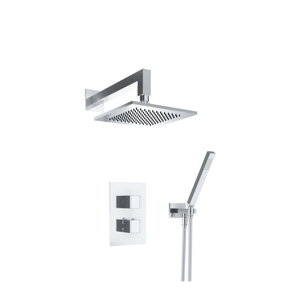 ISENBERG – Shower Kit – 8″ Shower Head & Hand Shower