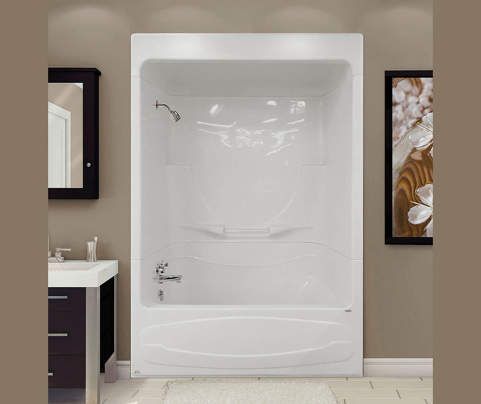 MAAX - Figaro I 59 x 32 Acrylic Alcove Left-Hand Drain One-Piece Tub Shower