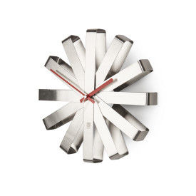 Thumbnail: UMBRA - RIBBON WALL CLOCK 12IN STEEL