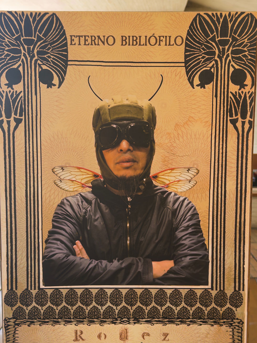 Bibliófilo: como era conocido Ródez. Tomada por Nicolas Riaño