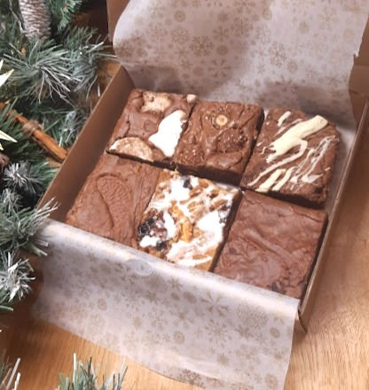 Christmas Brownie & Blondie Selection