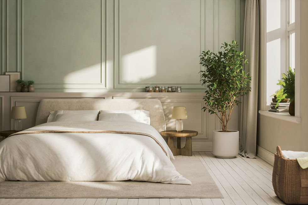Interior picture of a bed in Marbella