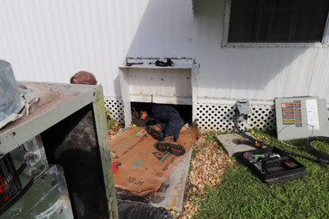 Tearing Out an Old Unit and Duct