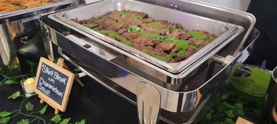 Steak with chimichurri sauce