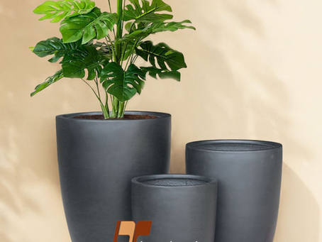 Lightweight Artificial Flower Pots Wholesale: Why Poly & FRP Are Top Choices
