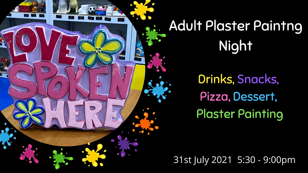 July Adult Plaster Painting Night