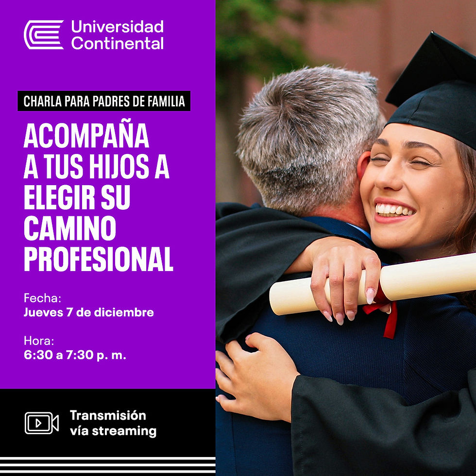 Charla para padres: Acompaña a tus hijos a elegir su camino profesional