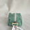 Thumbnail: mini green and white handmade bag