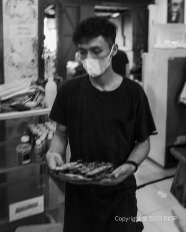 Kedai Kelapa Otak otak binatu An Riop