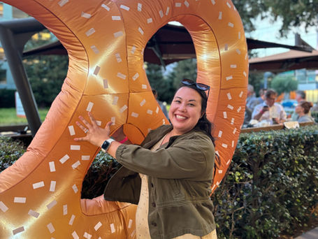 A good amount of our business is East Bay corporate teambuilders. We pride ourselves on being more inclusive than swinging golf clubs and creating less trash than a paint-and-sip. Our events are interactive and easy breezy. This fall, we're focused on soft pretzel-making classes and private teambuilder events. In 2027, we'll offer occasional public soft pretzel classes. The best way to book a class is to book a private class for your workplace team. We'll come to you or book one of our partner venues, which are mostly breweries.