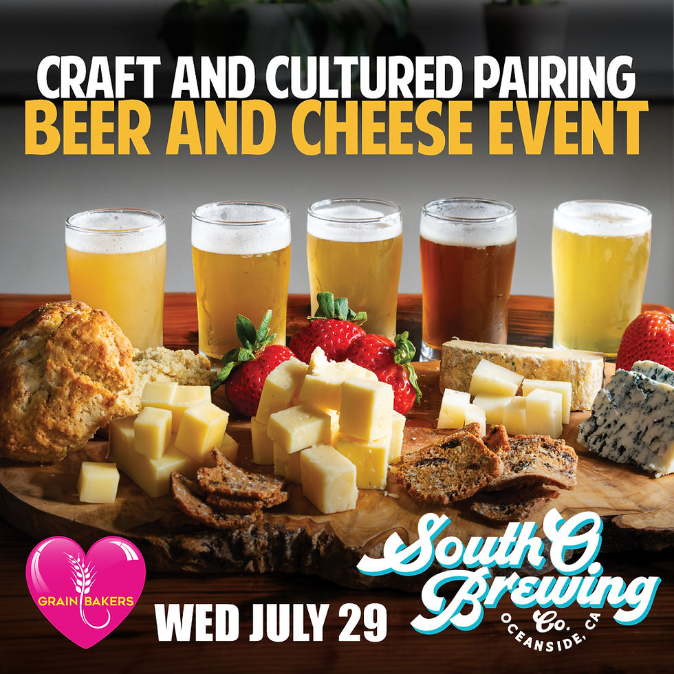 Craft and Cultured Pairing: Beer & Cheese Event