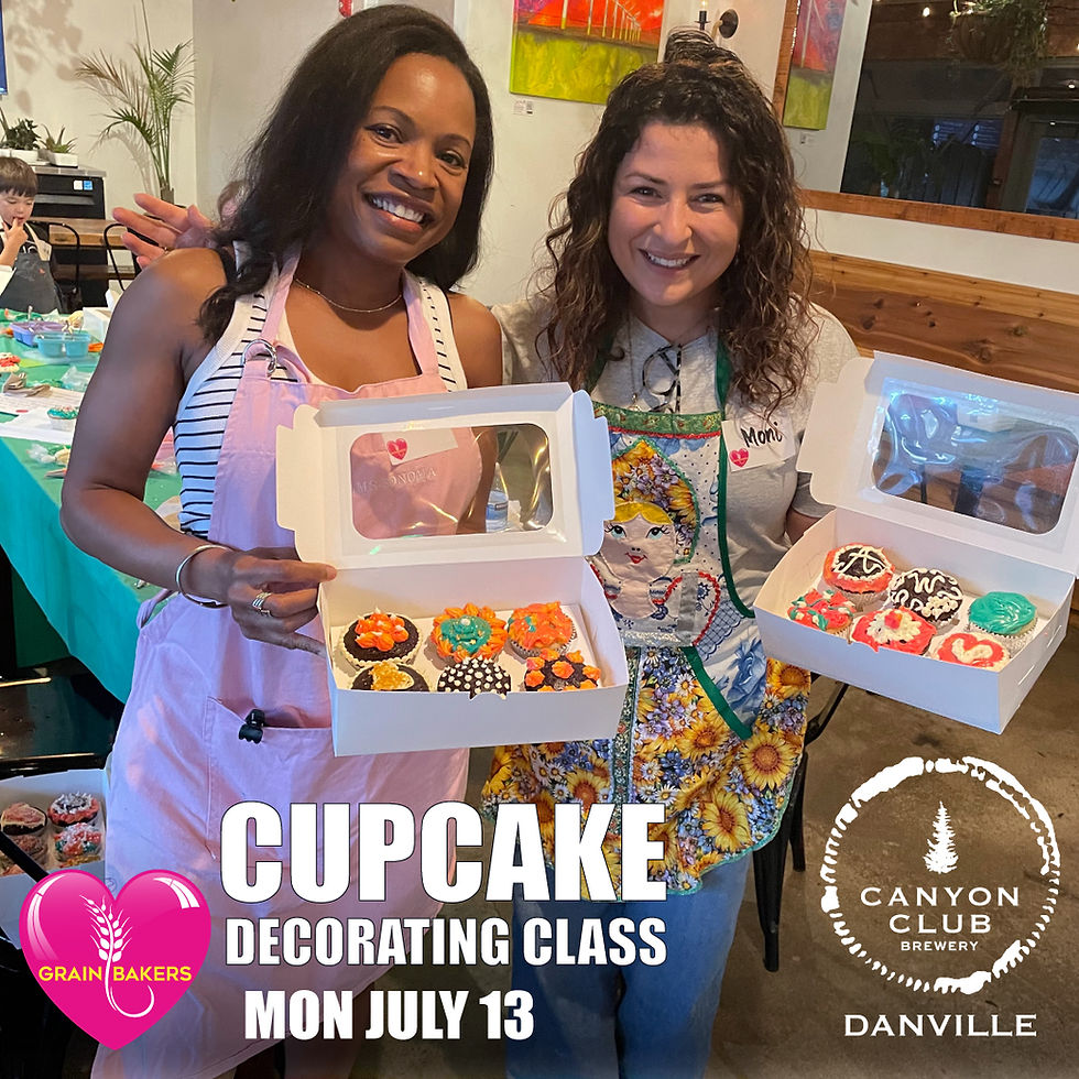 Cupcake Decorating Workshop Canyon Club Danville July