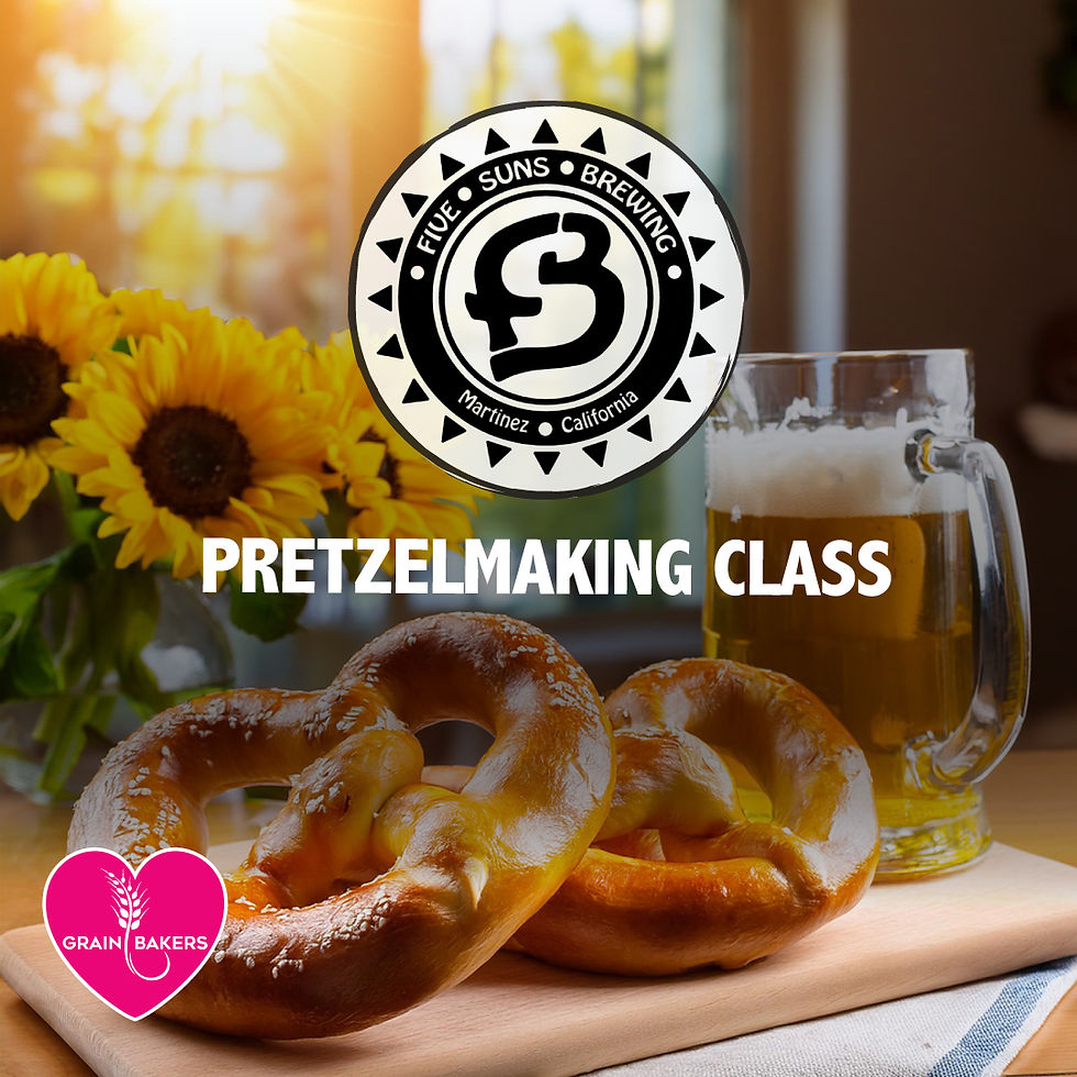 5 Suns Spent Grain Pretzel Twisting Class 5PM October 24th