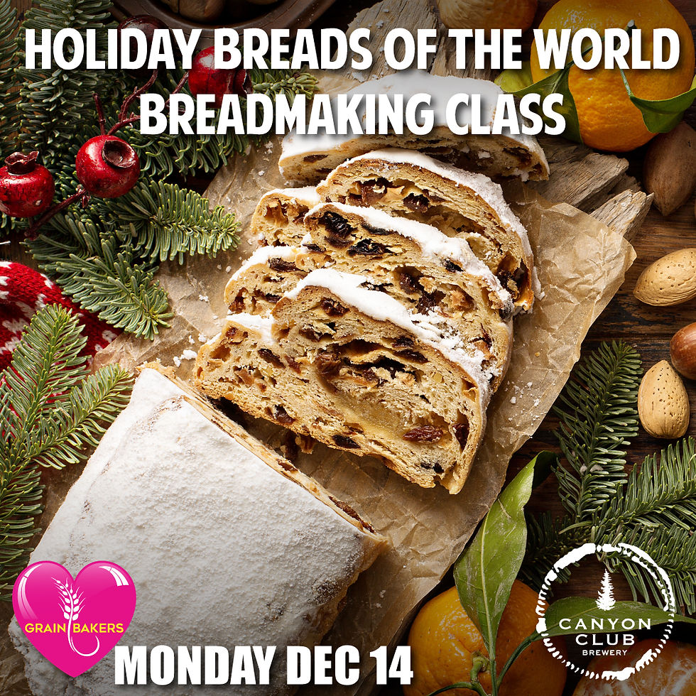 Holiday Breads of the World Workshop at Canyon Club Danville