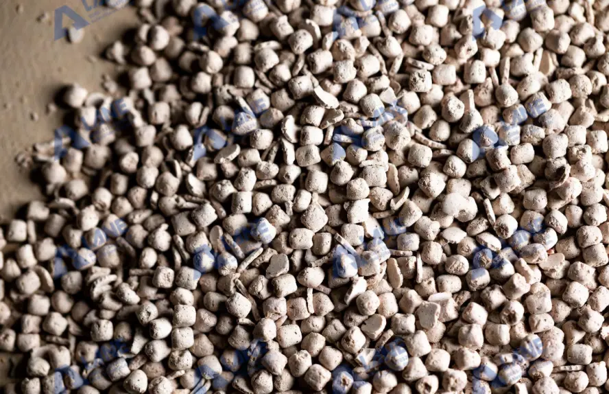 Irregular particle size