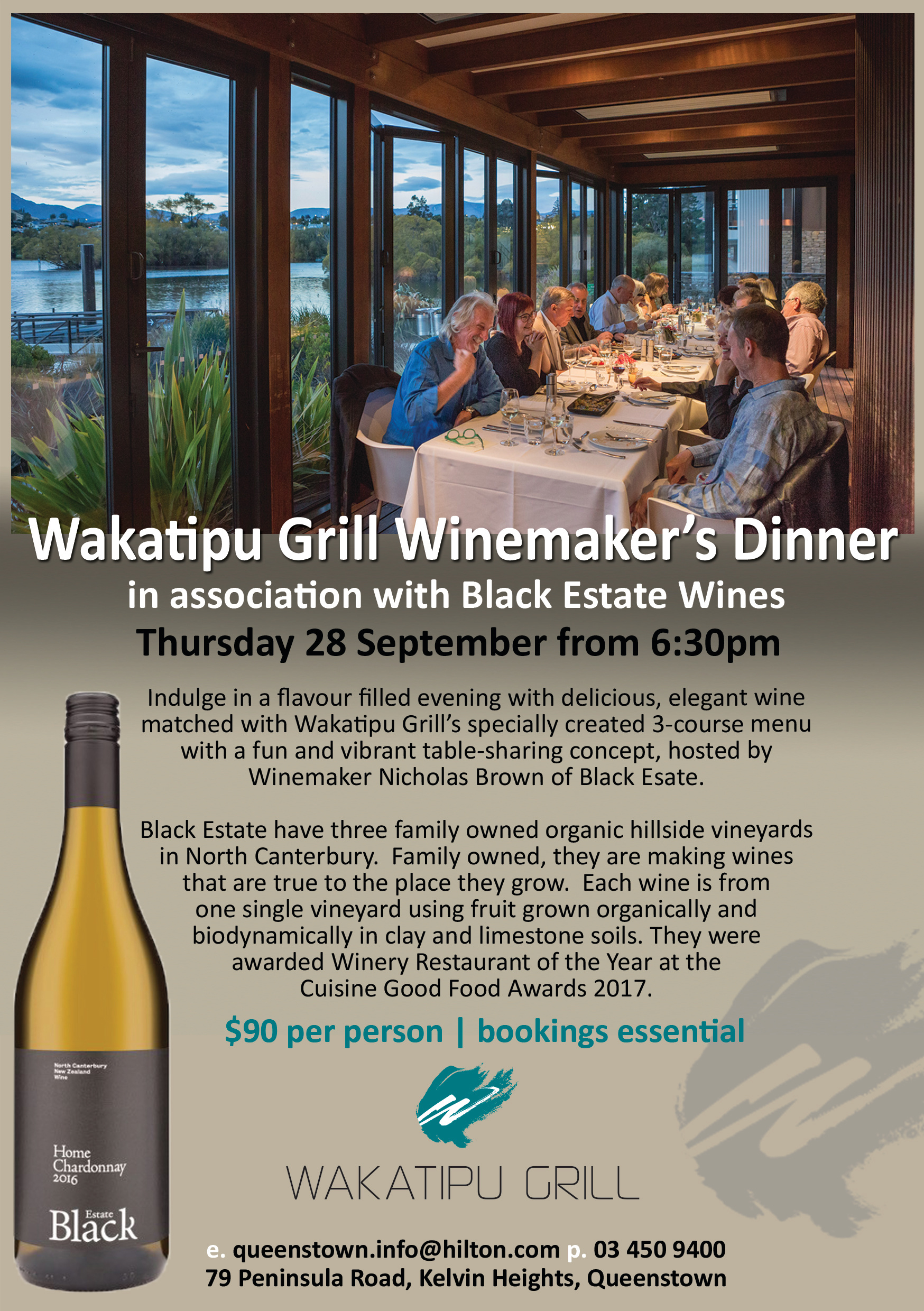 black estate winemaker's dinner | thekvc black estate winemaker's dinner | thekvc