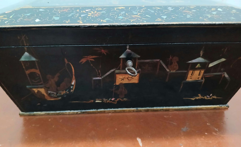 Miniature : Coffret papier mâché 