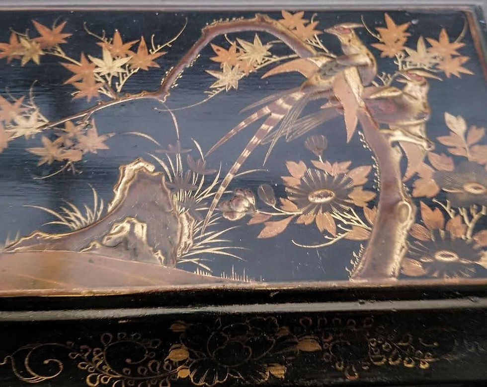 Miniature : coffret, cabinet japonais
