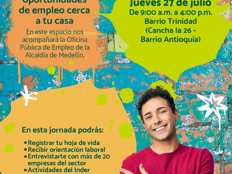 Más de 1.200 vacantes llegarán a Barrio Antioquia