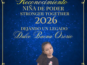 Dulce nuestra presentadora Infantil, tendrá un reconocimiento desde Miami como NIÑA DE PODER 