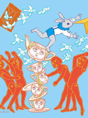 Cuento ilustrado infantil, poesía visual, narrativa experimental, cuento clásico de hadas, cuento ilustrado gratis