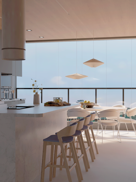 Inevitável Arte - projeto de cozinha na vila yara em osasco cozinha minimalista