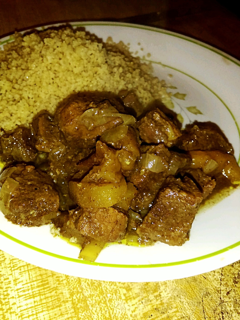 Recipe variant using raisins and dried peaches instead of apricots