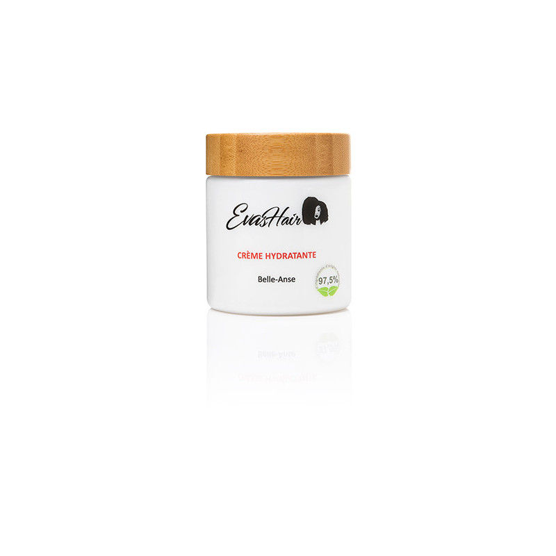 Miniature : Crème hydratante EvasHair, formulée pour apporter une hydratation profonde aux cheveux texturés (crépus). Africa Box Cosmetics met en avant ce produit pour sa texture légère et nourrissante