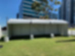 3x9 open marquee with horizontal brace bar