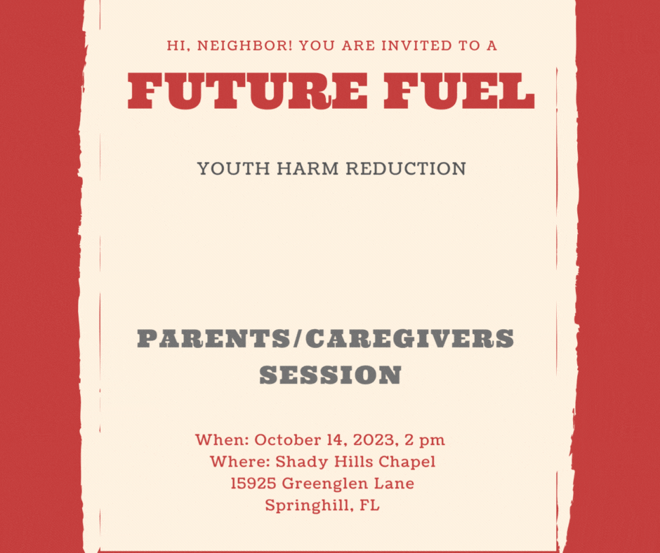 When October 14, 2023, 2 pm Where Shady Hills Chapel 15925 Greenglen Lane Springhill, FL.g