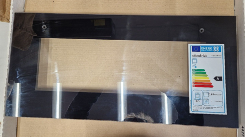 ELECTRIQ EQDO1BLACK OVEN TOP GRILL DOOR OUTER GLASS (EQD1B.04)