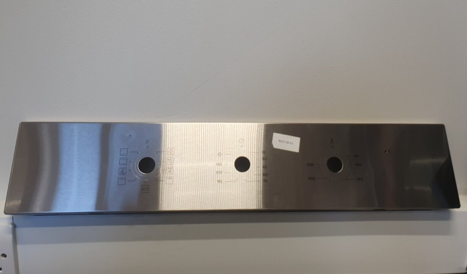 ELECTRIQ EQOVENM2 OVEN CONTROL PANEL FASCIA S STEEL 9 FUNCTION(EQM2.75XXX)