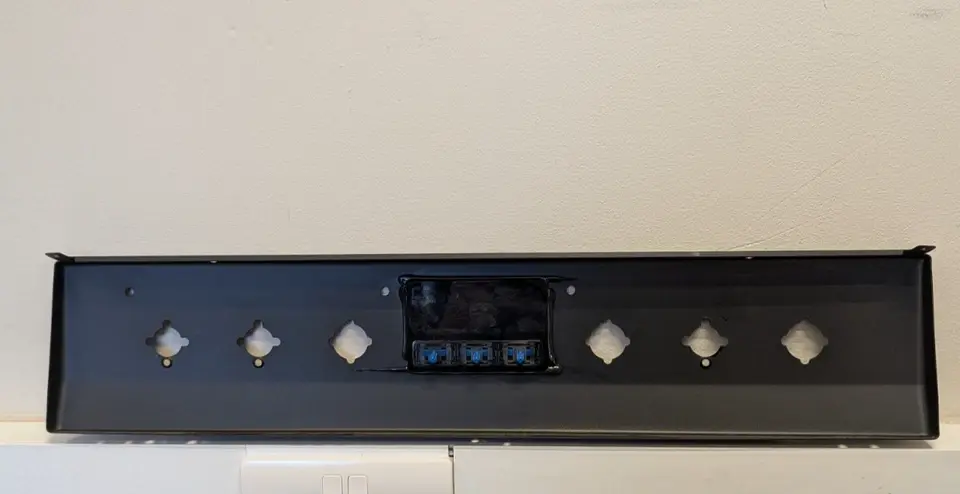 CDA CFD600MB COOKER OVEN CONTROL PANEL FASCIA MATT BLACK (CFD6.56X)