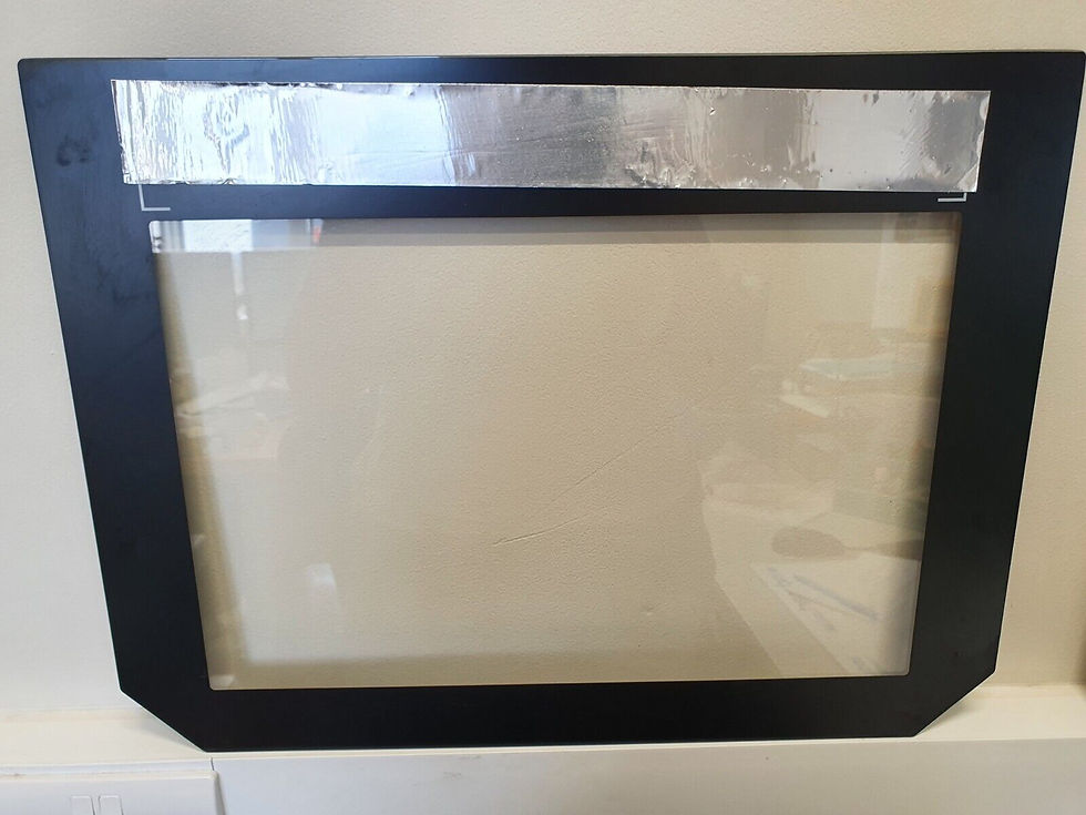 Thumbnail: ELECTRIQ EQOVENM2BLACK OVEN DOOR INNER GLASS 540MM X 403MM GENUINE (EQM2B.01)