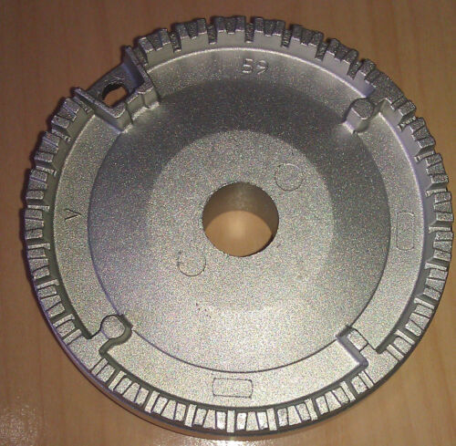 INDESIT ID60G2W COOKER etc, LARGE BURNER HEAD 100mm (ID60G.8)I - GENUINE