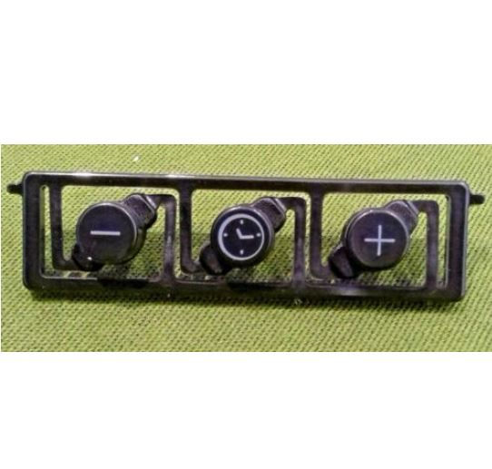 INDESIT DDD5340CIX OVEN TIMER BUTTONS, BLACK, Genuine (DDD.64)