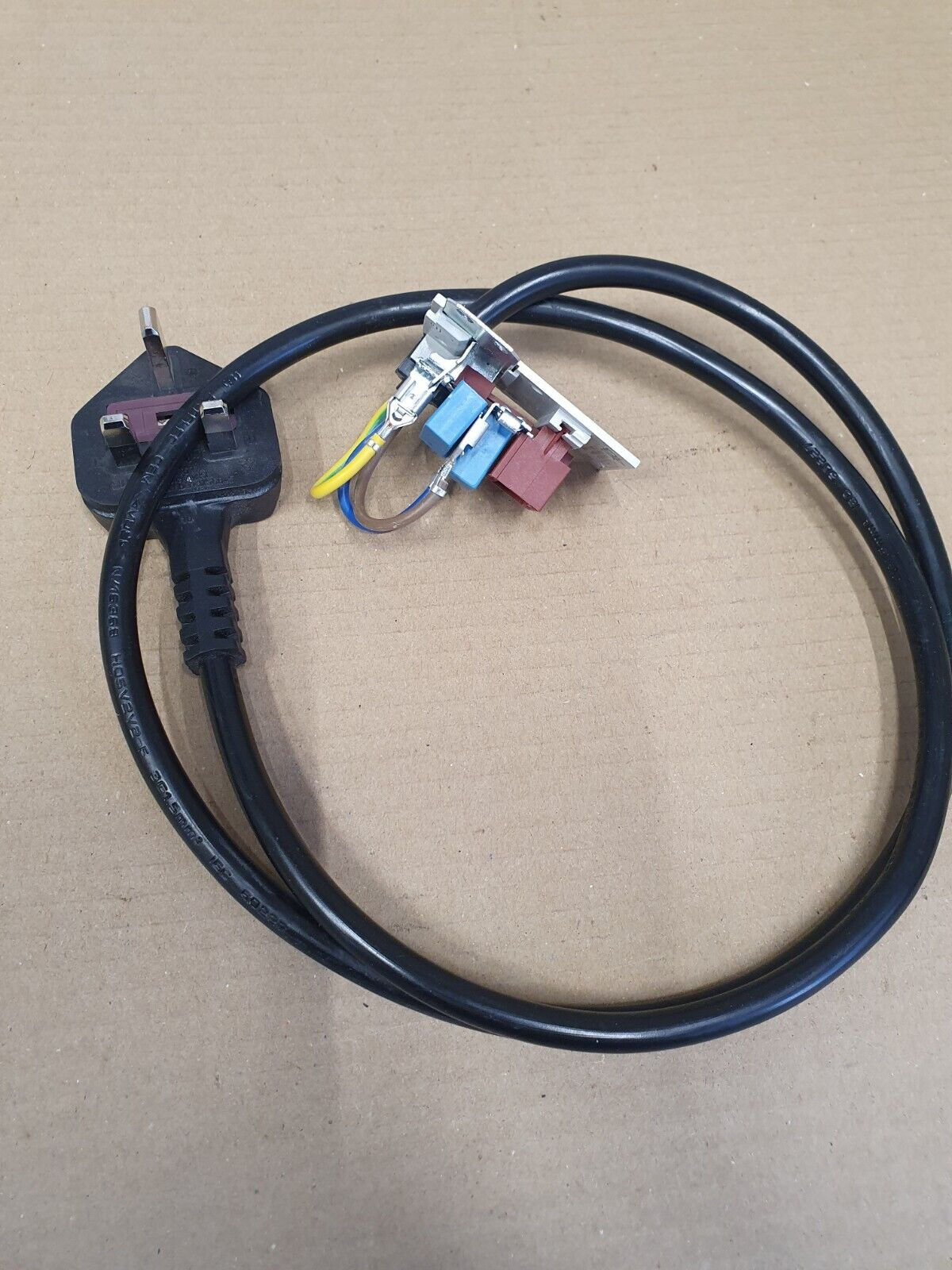INDESIT IFW6340IXUK OVEN POWER CABLE AND TERMINAL CONNECTOR BLOCK (IFW6I.09)