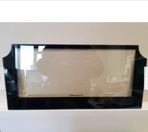 ELECTRIQ EQEC50B3 COOKER TOP GRILL DOOR INNER GLASS 435x205mm (EQ53.17)
