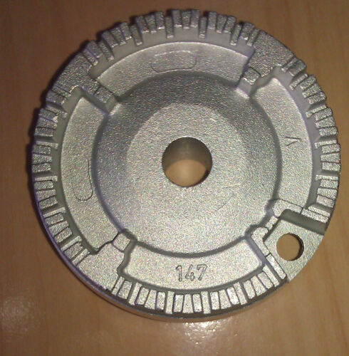 INDESIT ID60G2W COOKER etc, MEDIUM BURNER HEAD 75mm (ID60G.9)I - GENUINE