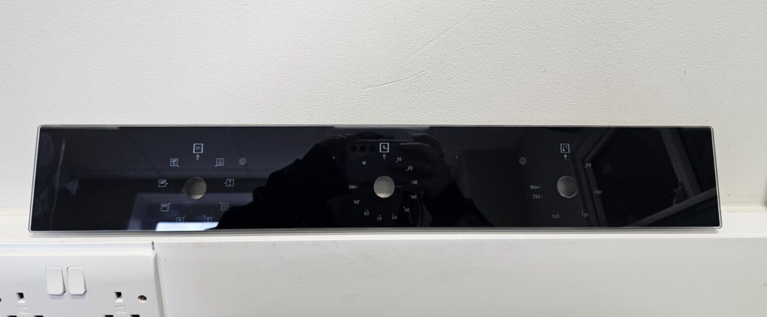 ELECTRIQ EQBIOLG1 OVEN BLACK GLASS CONTROL PANEL FASCIA (EQLG.25)